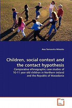 portada children, social context and the contact hypothesis (en Inglés)