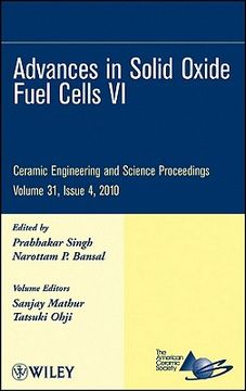 portada advances in solid oxide fuel cells vi: ceramic engineering and science proceedings, volume 31, issue 4