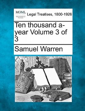 portada ten thousand a-year volume 3 of 3 (en Inglés)