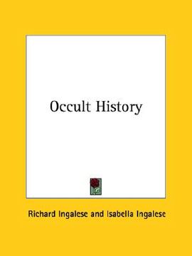 portada occult history (en Inglés)