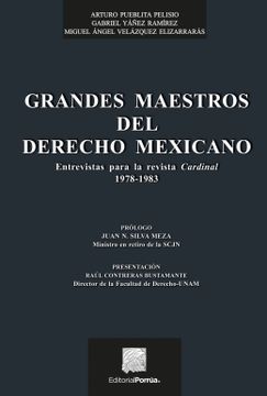 portada Grandes Maestros del Derecho Mexicano