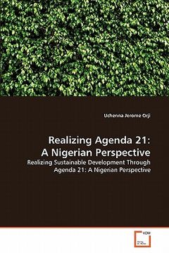 portada realizing agenda 21: a nigerian perspective (en Inglés)