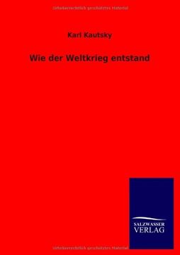 portada Wie Der Weltkrieg Entstand (German Edition)
