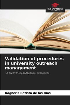 portada Validation of procedures in university outreach management (en Inglés)