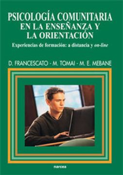 portada Psicología Comunitaria en la Enseñanza y en la Orientación: Experiencias de Formación Presenciales y On-Line