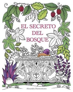 portada El Secreto Del Bosque: Encuentra Las Joyas Escondidas. Un Libro Para Colorear Para Adultos. (spanish Edition)