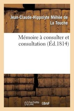 portada Mémoire À Consulter Et Consultation (en Francés)