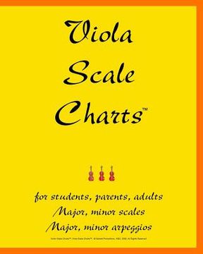 portada Viola Scale Charts: For Students, Parents, Adults (en Inglés)