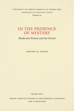 portada in the presence of mystery: modernist fiction and the occult (en Inglés)