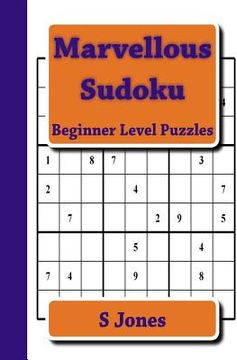 portada Marvellous Sudoku (en Inglés)