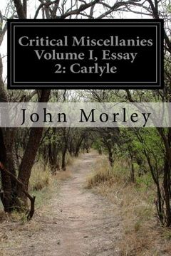 portada 1: Critical Miscellanies Volume I, Essay 2: Carlyle