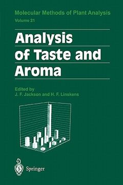 portada analysis of taste and aroma
