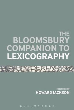 portada The Bloomsbury Companion to Lexicography (in English)