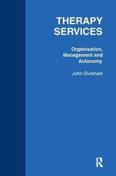portada Therapy Services: Organistion (in English)