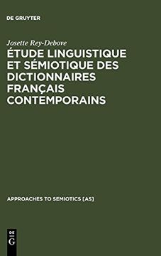 portada Étude Linguistique et Sémiotique des Dictionnaires Français Contemporains 