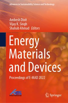 portada Energy Materials and Devices: Proceedings of E-Mad 2022 (en Inglés)