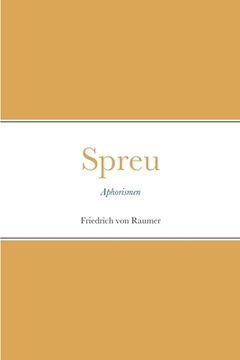portada Spreu: Aphorismen (en Alemán)