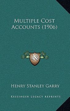 portada multiple cost accounts (1906) (en Inglés)