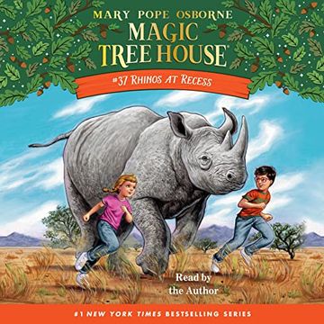 portada Rhinos at Recess (Magic Tree House (R)) (Audiolibro) (en Inglés)