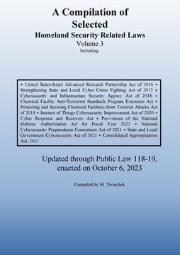 portada Compilation of Homeland Security Related Laws Vol. 3 (in English)