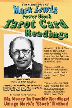 portada The Master Book of Mark Lewis Power Stock Tarot Card Cold Readings (en Inglés)