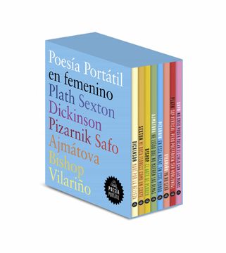 portada Poesía Portátil en Femenino (Plath | Sexton | Dickinson | Pizarnik | Safo | Ajmátova | Bishop | Vilariño)