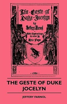 portada the geste of duke jocelyn (in English)