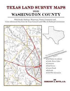 portada Texas Land Survey Maps for Washington County (in English)