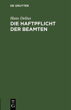 portada Die Haftpflicht der Beamten (in German)