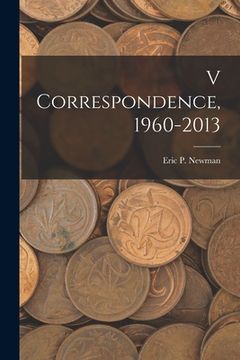 portada V Correspondence,1960-2013 (en Inglés)