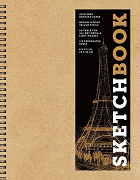 portada Sketchbook (Basic Large Spiral Kraft) (Sterling Sketchbooks) (in English)