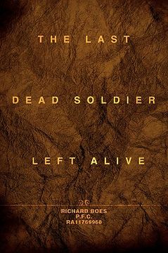 portada the last dead soldier left alive (en Inglés)