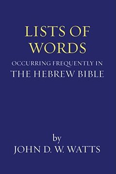 portada lists of words occurring frequently in the hebrew bible