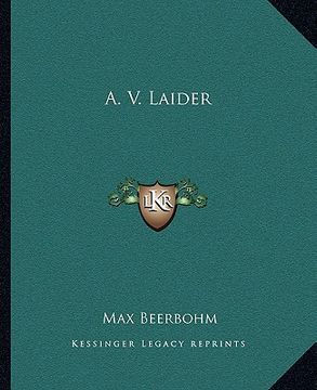 portada a. v. laider (in English)