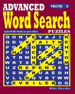 portada ADVANCED Word Search Puzzles. Vol. 3 (en Inglés)
