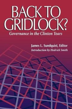 portada Back to Gridlock? Governance in the Clinton Years (en Inglés)
