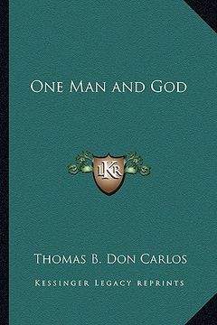 portada one man and god (en Inglés)