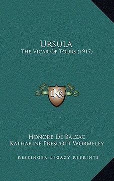 portada ursula: the vicar of tours (1917)