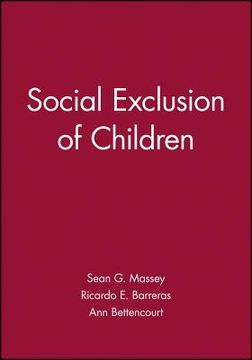 portada Social Exclusion of Children (en Inglés)