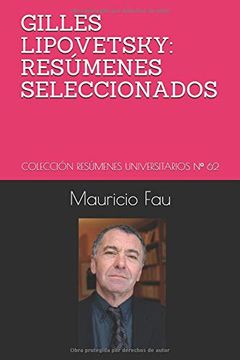 portada Gilles Lipovetsky: Resúmenes Seleccionados: Colección Resúmenes Universitarios nº 62 (in Spanish)