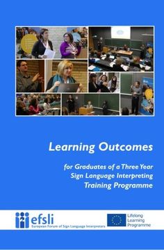 portada Learning Outcomes for Graduates of a Three Year Sign Language Interpreting Trai (Paperback) 
