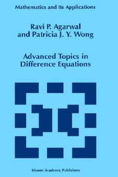 portada advanced topics in difference equations (in English)