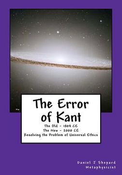 portada the error of kant