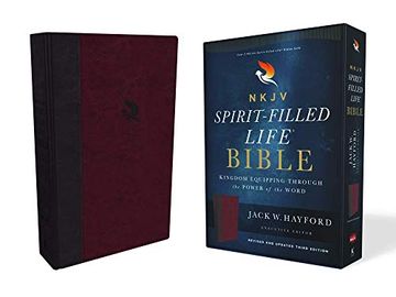 portada Nkjv, Spirit-Filled Life Bible, Third Edition, Leathersoft, Burgundy, Indexed, red Letter Edition, Comfort Print: Kingdom Equipping Through the Power of the Word (in English)