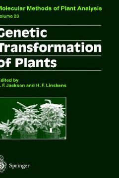 portada genetic transformation of plants (en Inglés)