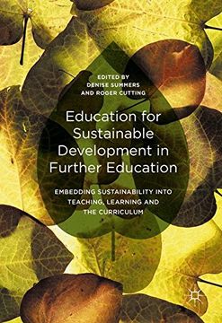 portada Education for Sustainable Development in Further Education: Embedding Sustainability into Teaching, Learning and the Curriculum