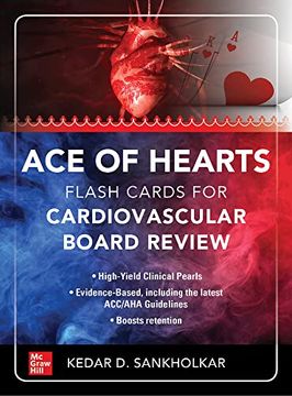 portada Ace of Hearts: Flash Cards for Cardiovascular Board Review (en Inglés)