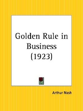 portada golden rule in business (in English)