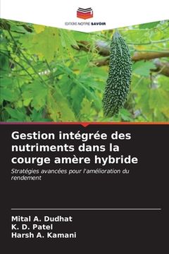 portada Gestion intégrée des nutriments dans la courge amère hybride (en Francés)