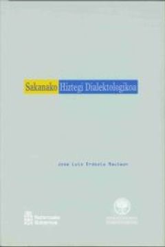 portada Sakanako Hiztegi Dialektologikoa (en Otras Lenguas, Euskera)